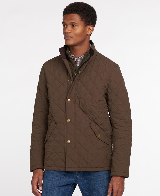 Chaqueta Acolchada Barbour Shoveler Hombre Verde | 075248-MCS