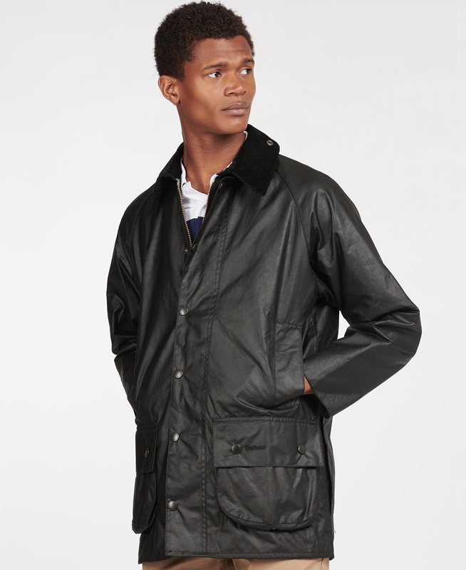 Chaqueta Encerada Barbour Beaufort® Hombre Negras | 419586-STV