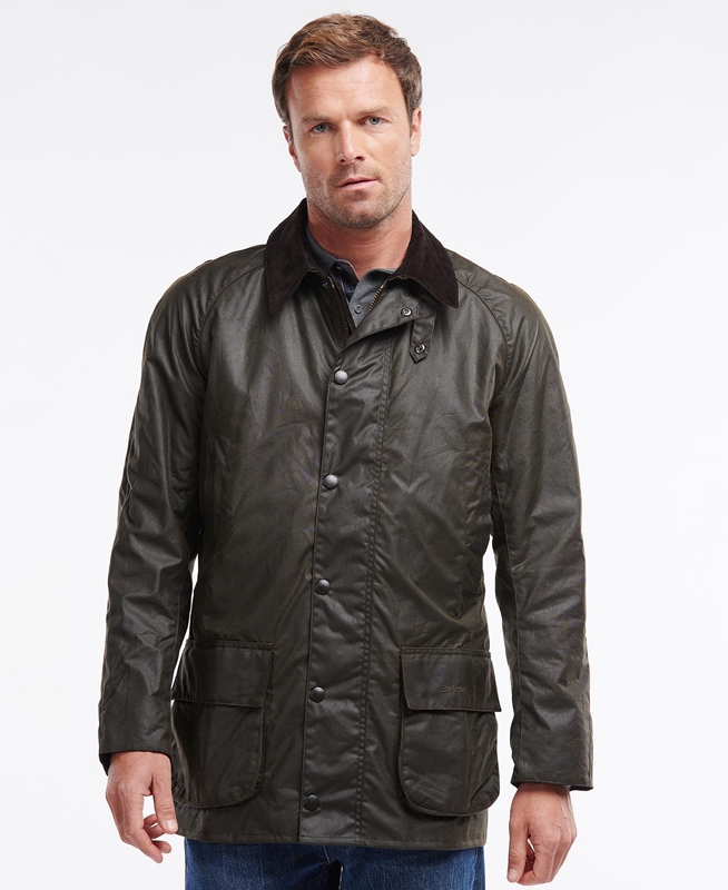 Chaqueta Encerada Barbour Bristol Hombre Verde Oliva | 973150-SVO
