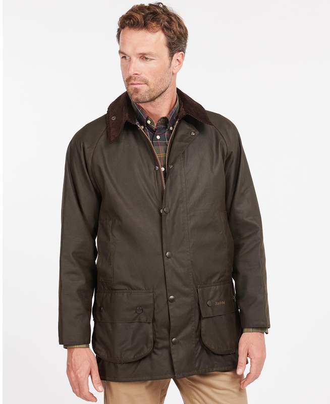 Chaqueta Encerada Barbour Classic Beaufort® Hombre Verde Oliva | 741823-FOW