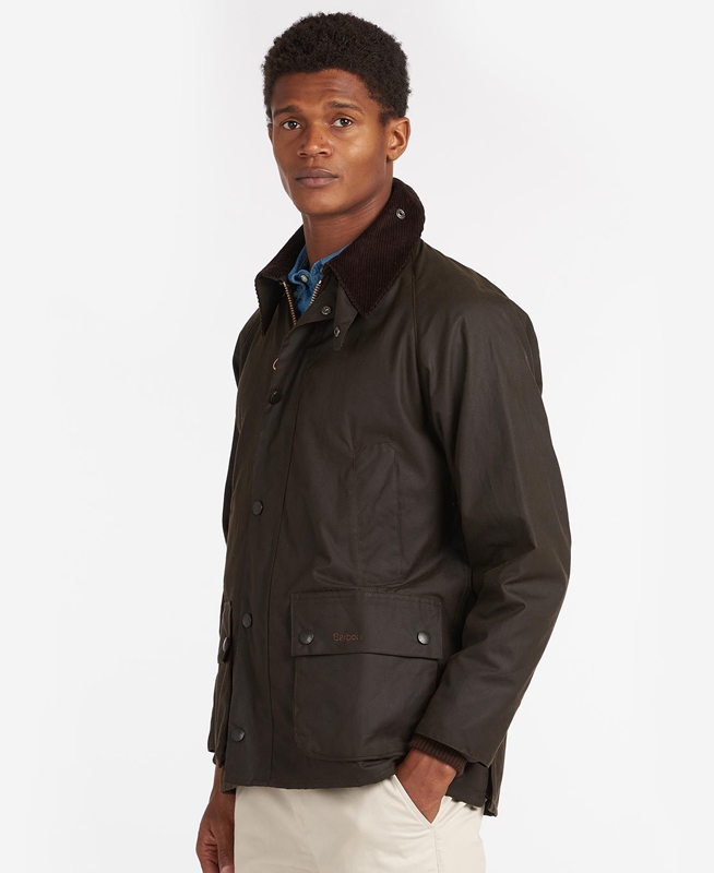 Chaqueta Encerada Barbour Classic Bedale® Hombre Negras | 679508-NZY