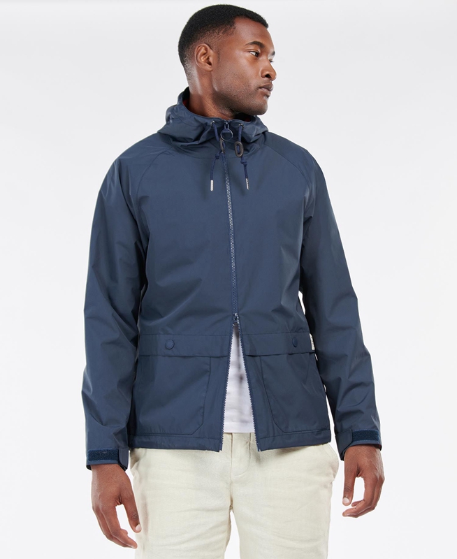 Chaquetas Casuales Barbour Begral Showerproof Hombre Azul Marino | 956713-BZJ