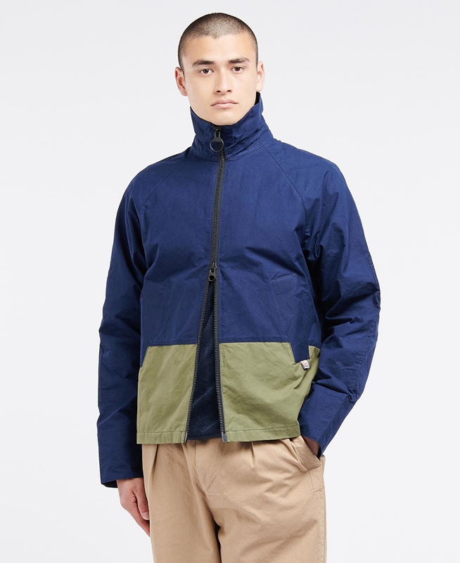 Chaquetas Casuales Barbour x Ally Capellino Hand Hombre Azul Marino | 082735-HPD
