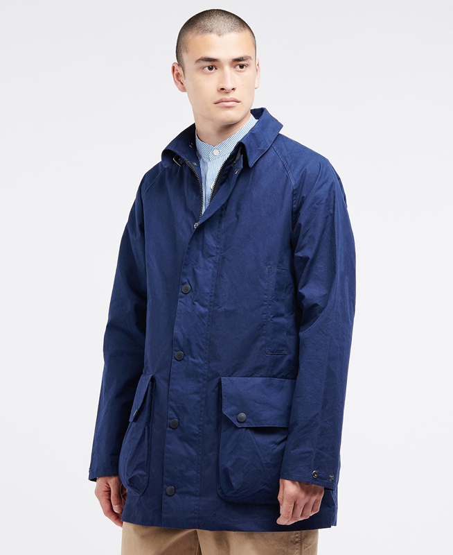 Chaquetas Casuales Barbour x Ally Capellino Back Hombre Azul Marino | 681423-NJT