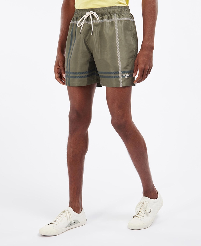 Pantalon Barbour Blaine Swim Hombre Verde | 405179-PCJ