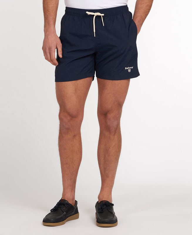 Pantalon Barbour Essential Logo 5'' Swim Hombre Azul Marino | 265897-JAC