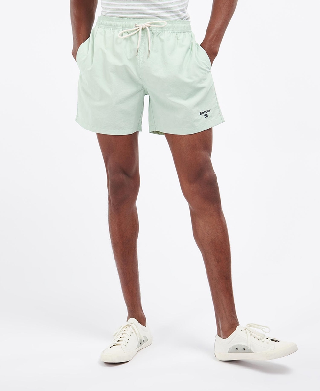 Pantalon Barbour Essential Logo Swim Hombre Verde | 813502-VFU