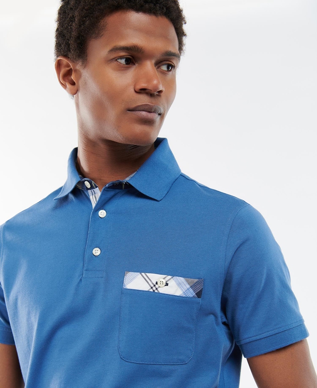 Polo shirts Barbour Lirst Hombre Azules | 298150-YKE